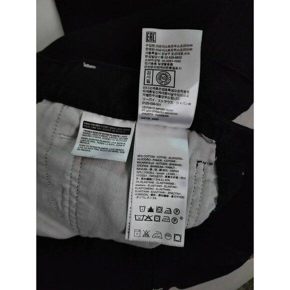 Levi Strauss & Co. Men's Black Utility Outdoor Hiking Casual Shorts Size W32 L32 - Picture 7 of 8